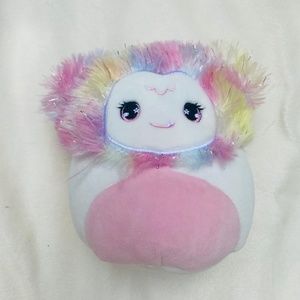 rainbow hair yeti squishmallow!